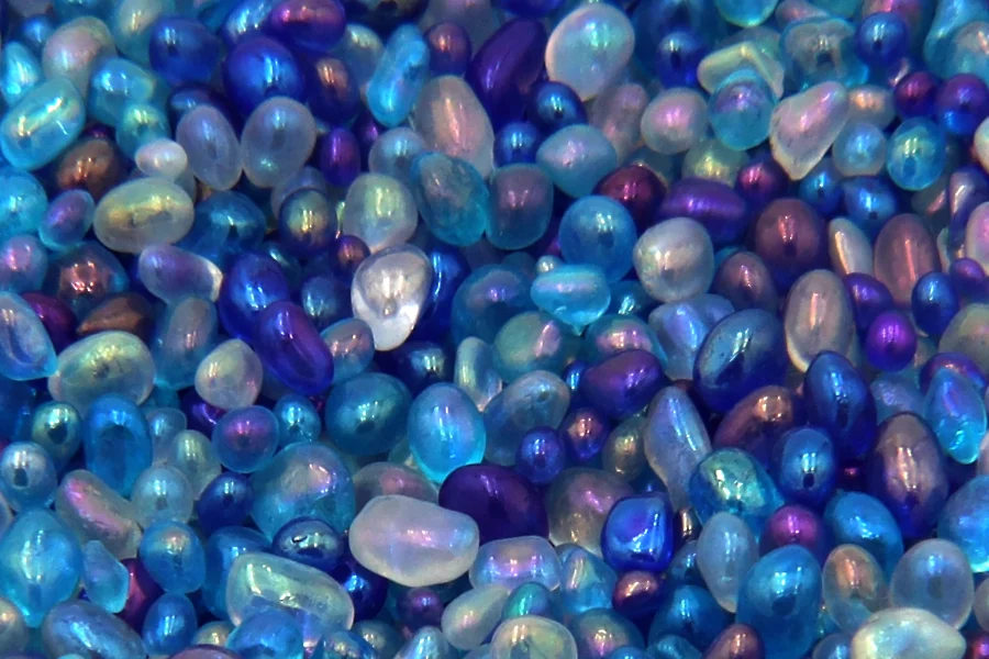 Close up Photo of a Jewel Crete Beads