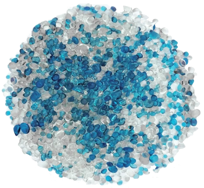 Clear and Light Blue